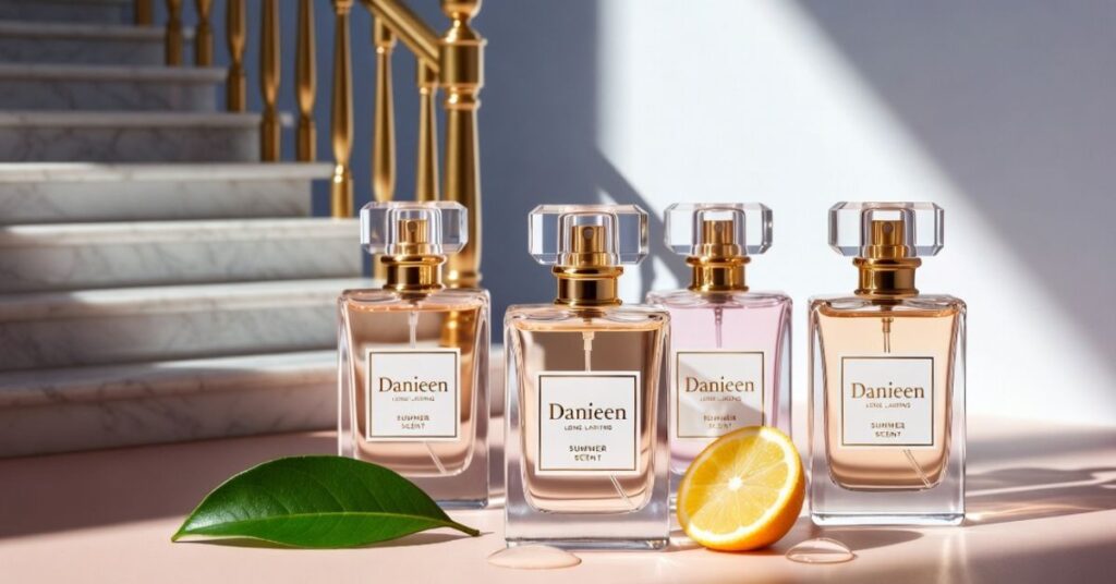 Buy Best Long Lasting Perfumes for Summers in Pakistan by Danieen – fresh citrus and floral fragrances for men and women